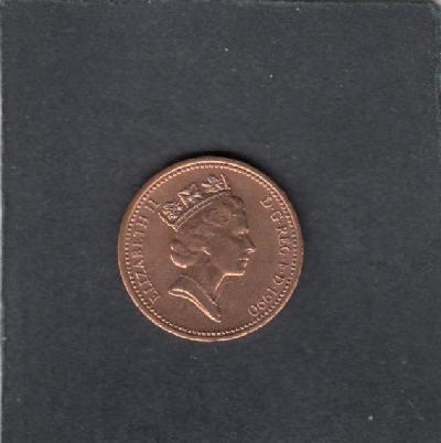 Beschrijving: 1 Pence ELIZABETH II